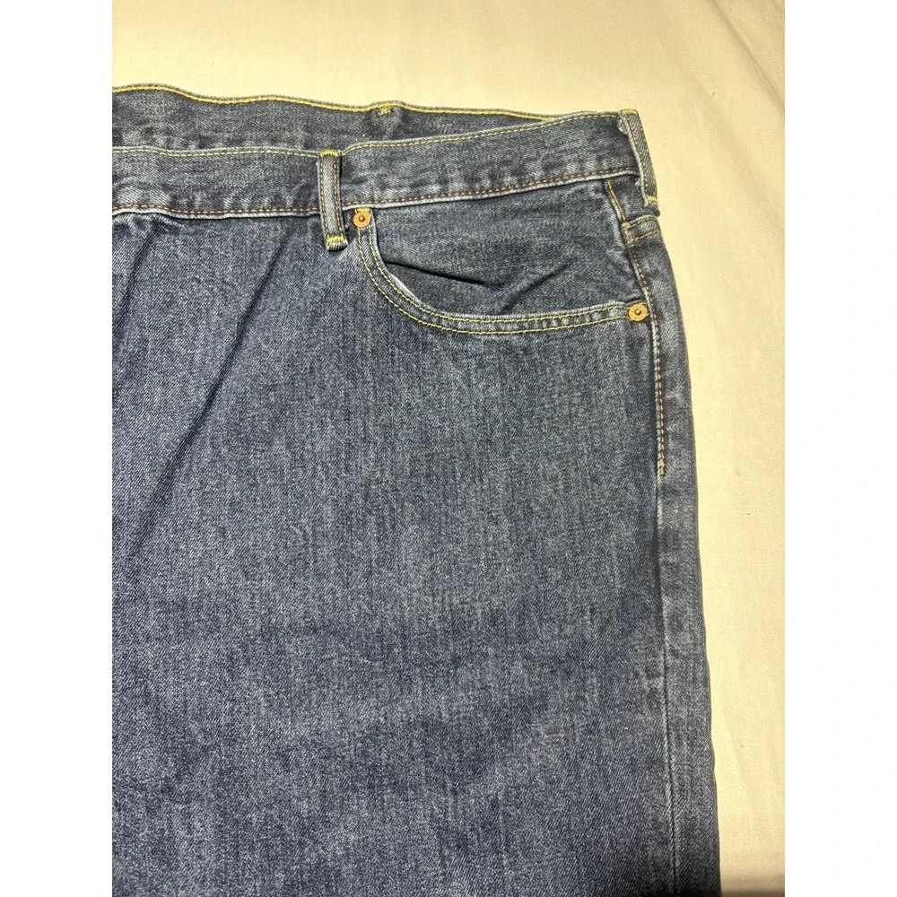 Levis 550 Relaxed Fit Jeans Mens 52x29 Blue Denim Big Tall Cotton Pants